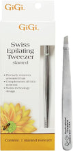 Load image into Gallery viewer, Gigi Slanted Tweezer for Ingrown Hair and Stubble Removal, 1 Count