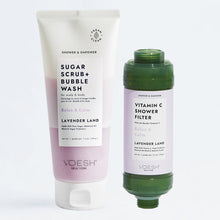 Charger l'image dans la galerie, Duo Douche Empower Voesh, Filtre Douche et Gommage au Sucre, Lavender Land