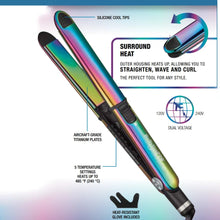 Charger l'image dans la galerie, Fer plat en acier inoxydable Babyliss Pro NT OPTIMA3100 de 2,5 cm