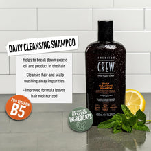 Load image into Gallery viewer, AMERICAN CREW DAILY CLEANSING SHAMPOO 8.4OZ/250ML