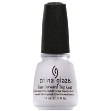Load image into Gallery viewer, China Glaze Fast Forward Top Coat, 0.5 oz