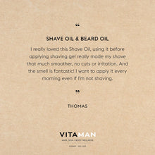 Charger l'image dans la galerie, VITAMAN Shave Oil & Beard Oil 1.1 fl oz / 50mL