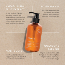 Charger l'image dans la galerie, VITAMAN Moisturising Shampoo - Sulfate Free - 8.4 fl oz / 250mL