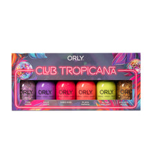 Load image into Gallery viewer, Orly Club Tropicana Nail Polish Collection | Bright Neons and Dazzling Toppers For Summer Manicures and Pedicures (6PIX)