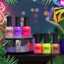 Load image into Gallery viewer, Orly Club Tropicana Nail Polish Collection | Bright Neons and Dazzling Toppers For Summer Manicures and Pedicures (6PIX)