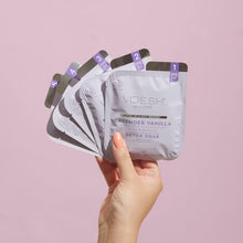 Load image into Gallery viewer, VOESH Pedi in a Box O2 Fizz 5 Step - Trio, Mint Mimosa, Lavender Vanilla, Raspberry Sorbet