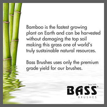 Load image into Gallery viewer, Bass Brushes Slicker Straight Wire Rake Pet Groomer Medium Bamboo Handle w/ Rubber Grips