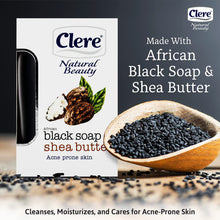 Load image into Gallery viewer, Clere African Black Soap & Shea Butter Soap - 150g