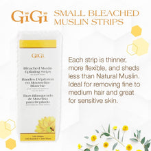 Load image into Gallery viewer, GiGi Bleached Muslin Epilating Strips Small 100 Pack