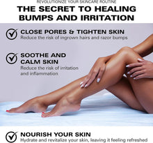 Load image into Gallery viewer, Bump Patrol For Her - Calm & Hydrating Aftershave for Women - Razor Bumps, Razor Burn, and Ingrown Hair Treatment for Bikini Area, Underarms, and Legs - 4oz