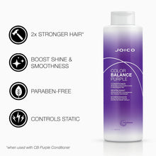 Load image into Gallery viewer, JOICO COLOR BALANCE PURPLE Conditioner 1L