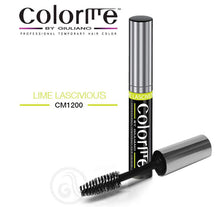 Load image into Gallery viewer, Colorme Hair Mascara Temporary hair chalk alternative for kids and Root Touch Up for Semi Permanent Dye regrowth. Washes Out (LIME)