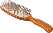 Charger l'image dans la galerie, Brosses à poils de basse pour toilettage d'animaux de compagnie, manche en bambou en forme de « S » de taille moyenne