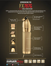 Charger l'image dans la galerie, Tondeuse à cheveux en métal GoldFX « Squelette » Babyliss Pro - FX787G