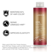 Charger l'image dans la galerie, JOICO K-PAK COLOR THERAPY Shampoing et revitalisant 1 L Duo