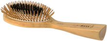 Charger l'image dans la galerie, Brosse - Grand coussin ovale en poils de sanglier / nylon, manche en bois, Bass Brushes 1 par Bass Brushes