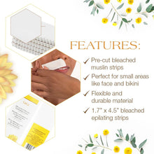 Load image into Gallery viewer, GiGi Bleached Muslin Epilating Strips Small 100 Pack