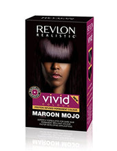 Charger l'image dans la galerie, Coloration capillaire permanente Revlon Realistic Vivid Colour infusée de protéines avec technologie Color Lock, Maroon Mojo 110 ml