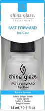 Load image into Gallery viewer, China Glaze Fast Forward Top Coat, 0.5 oz