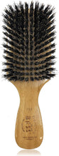 Charger l'image dans la galerie, Brosse à cheveux Bass Brushes 100 % poils de sanglier, style club classique pour homme, avec manche 100 % bambou pur. Elle fait briller, revitalise et polit. Modèle n° 153