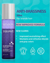 Charger l'image dans la galerie, REVLON EQUAVE APRÈS-SHAMPOING DÉMÊLANT INSTANTANÉ ANTI-BRASSINESS 200ML