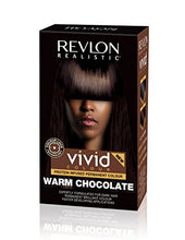 Load image into Gallery viewer, Revlon Realistic Vivid Colour Protein Infused Permanent Color Hair Dye with Color Lock Technology, Warm Chocolate 110ml