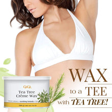 Load image into Gallery viewer, Gigi Tea Tree Creme Wax, 14 ounces