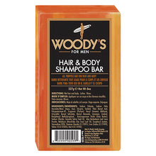 Load image into Gallery viewer, WOODY'S HAIR & BODY SHAMPOO BAR 227g