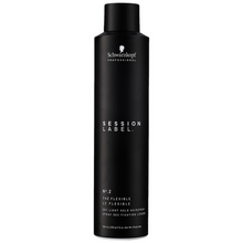 Charger l'image dans la galerie, Schwarzkopf SESSION LABEL LAQUE FLEXIBLE POUR CHEVEUX SECS ET LÉGERS 300ML