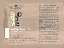 Charger l'image dans la galerie, Schwarzkopf BLONDME ALL BLONDES VITAMINE C SHOT 5X5G