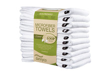 Charger l'image dans la galerie, SERVIETTES BLANCHES EN MICROFIBRE (10) DISQUES - TOWEL-MCR-WHC