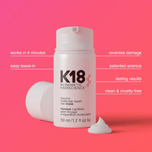 Charger l'image dans la galerie, K18 MASQUE CAPILLAIRE RÉPARATEUR MOLÉCULAIRE SANS SOIN 50ML
