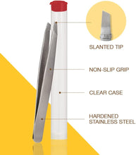 Load image into Gallery viewer, Gigi Slanted Tweezer for Ingrown Hair and Stubble Removal, 1 Count
