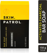 Load image into Gallery viewer, Skin Patrol Shea Activated Charcoal Soap Bar - Sulfate-Free, Paraben-Free 5.2 Ounce / 150g)
