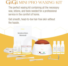 Load image into Gallery viewer, GIGI Mini Pro Hair Removal Waxing Kit, 1 Count