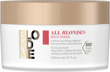 Charger l'image dans la galerie, Schwarzkopf BLONDME MASQUE RICHE TOUS BLONDS 200ML