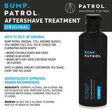 Load image into Gallery viewer, Bump Patrol Original Formula After Shave Bump Treatment Serum - Razor Bumps, Ingrown Hair Solution for Men and Women - 4 oz