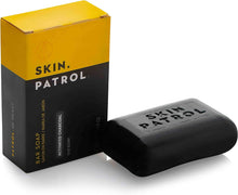 Load image into Gallery viewer, Skin Patrol Shea Activated Charcoal Soap Bar - Sulfate-Free, Paraben-Free 5.2 Ounce / 150g)