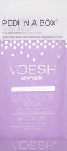 Load image into Gallery viewer, VOESH Pedi In A Box Basic 3 Step (Lavender)