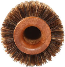 Load image into Gallery viewer, Brush - Large Round 100% Wild Boar Bristles Long Hair Styles Light Wood Bass Bru by Bass Brushes