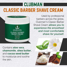 Charger l'image dans la galerie, Crème à raser Clubman Pinaud Classic Barber 453 ml