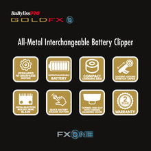 Load image into Gallery viewer, BaBylissPRO FXONE™ GOLDFX Clipper - FX899G