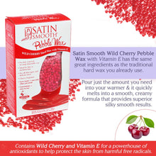 Charger l'image dans la galerie, Cire galet Satin Smooth Wild Cherry avec vitamine E 35 oz