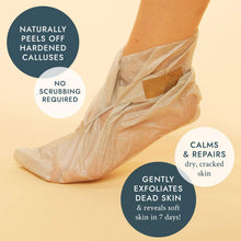 Load image into Gallery viewer, VOESH Exfoliating Peeling Socks - Foot Peeling Mask - Foot Masks Socks - Foot Peel Callus Remover - Exfoliating Peeling Socks for Dry Feet - Pedicure Foot Peel - One Pair of Peeling Socks - Foot Masks