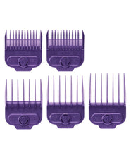 Charger l'image dans la galerie, ENSEMBLE DE PEIGNES DE GUIDAGE MAGNÉTIQUES ANDIS POUR MASTER CLIPPER (5PK) #66345
