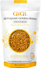Load image into Gallery viewer, GiGi WAX BEADS GOLDEN ALL PURPOSE FORMULA 14 OZ