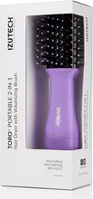 Charger l'image dans la galerie, Sèche-cheveux portable 2 en 1 TORO avec brosse volumisante (violet)