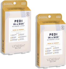 Load image into Gallery viewer, VOESH Pedi in a Box Ultimate 6 Step- Milk and Honey 2 Pack