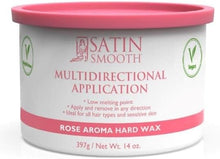 Load image into Gallery viewer, Satin Smooth Ruby Rose Hard Wax with Rose Aroma 14oz