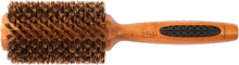 Load image into Gallery viewer, Brush - Large Round 100% Wild Boar Bristles Long Hair Styles Light Wood Bass Bru by Bass Brushes